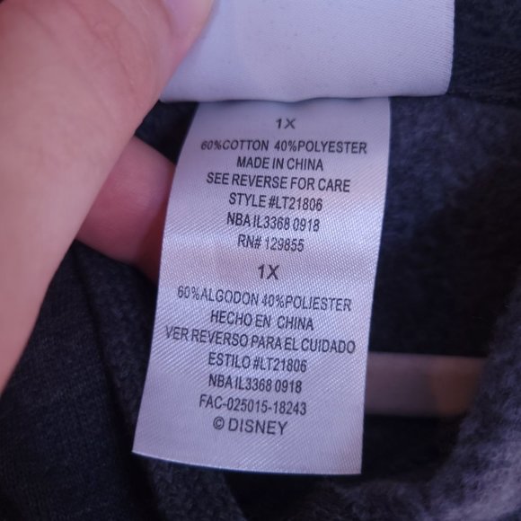 Disney World Parks 1X Cinderella Castle Bling Hoodie Mickey Sweatshirt - Picture 10 of 11